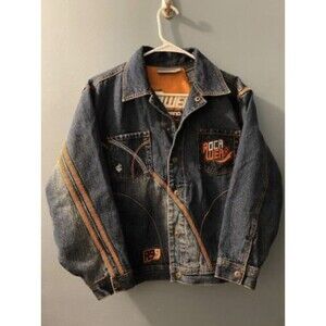 Rocawear Grand Prix Jean Jacket - Size M 10/12 [Clothing 030]